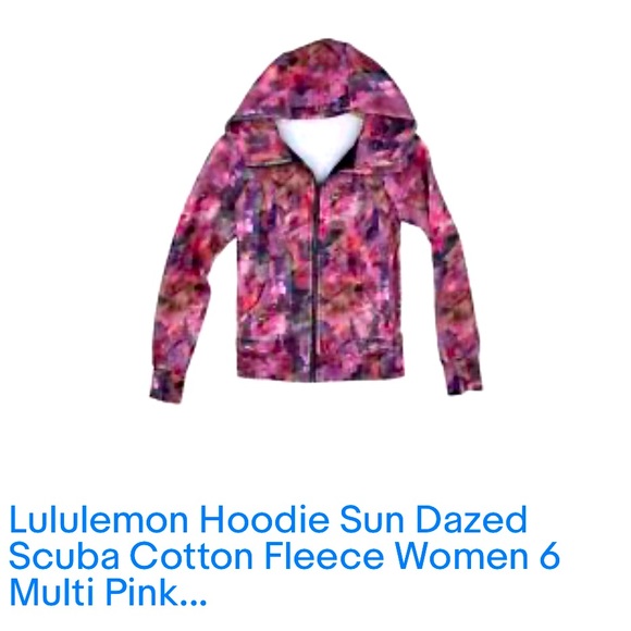 ISO (Looking to BUY not selling) Sizes 4,6,8,10. LULULEMON Scuba Sun Dazed - Picture 1 of 1